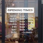 Customized Opening Times