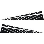 Racing Triangular Side Stripes
