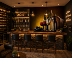 Wine Fabric coated Wallpaper - Image 2